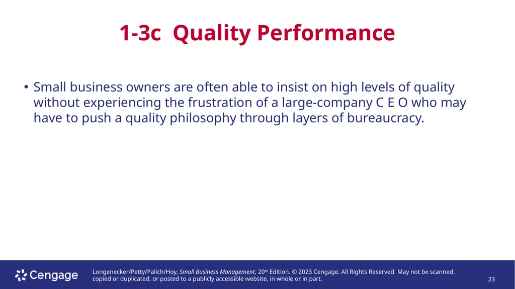 Small Business Management, 20e Chapter 1: The - slide 23 of 45