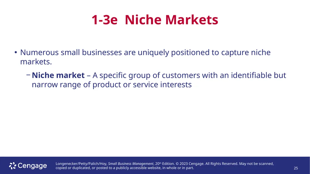 Small Business Management, 20e Chapter 1: The - slide 25 of 45