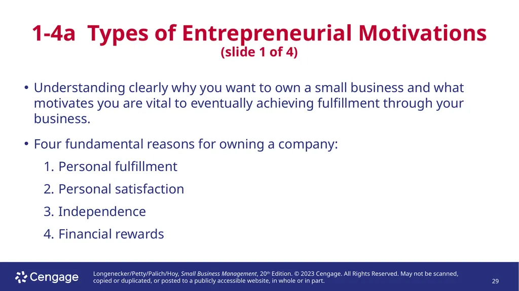 Small Business Management, 20e Chapter 1: The - slide 29 of 45