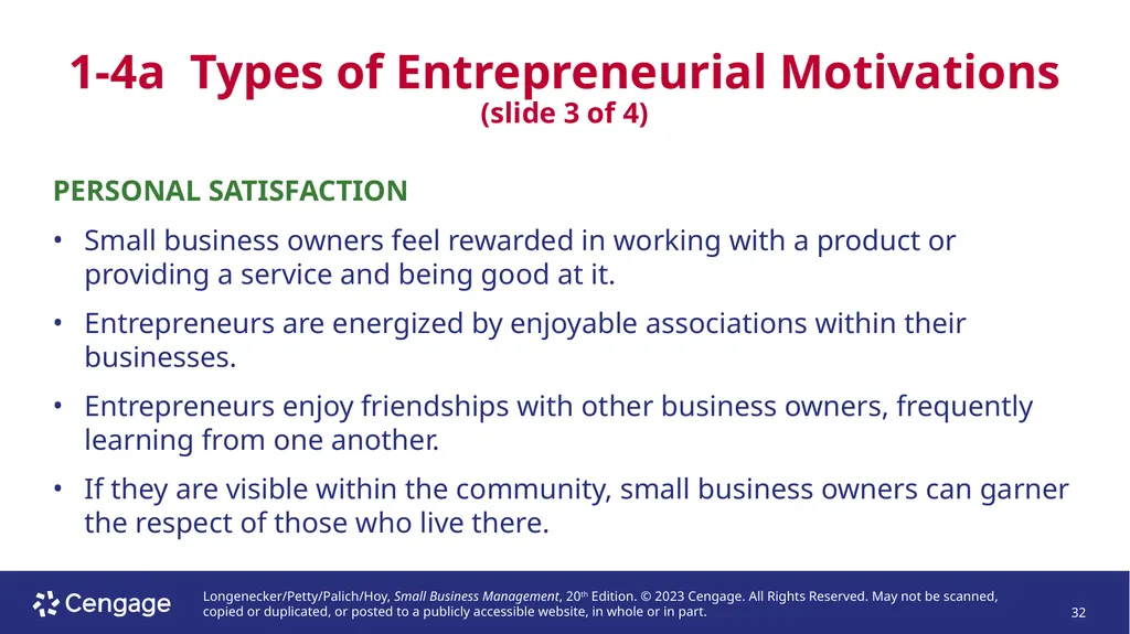 Small Business Management, 20e Chapter 1: The - slide 32 of 45