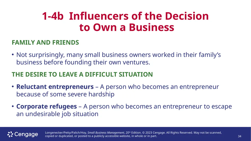 Small Business Management, 20e Chapter 1: The - slide 34 of 45