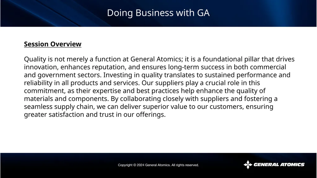 Quality Matters The views expressed by the - slide 6 of 34