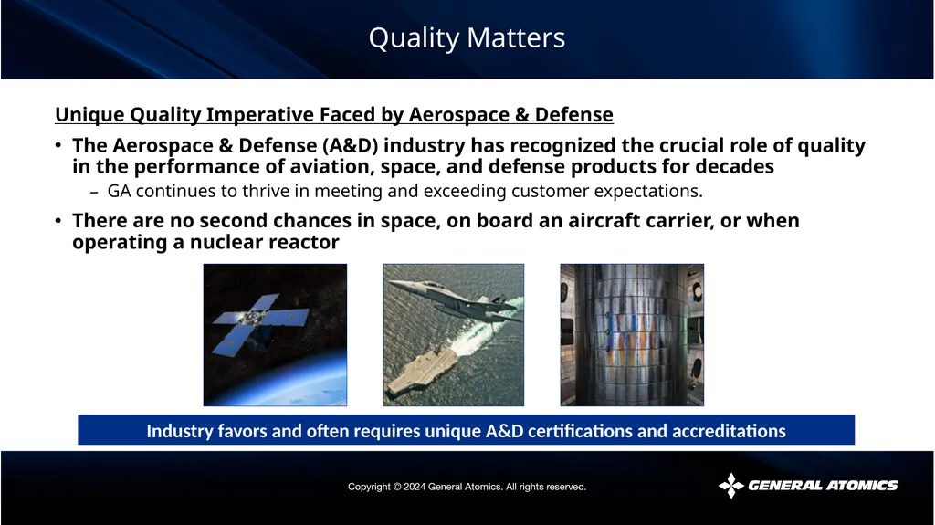 Quality Matters The views expressed by the - slide 17 of 34