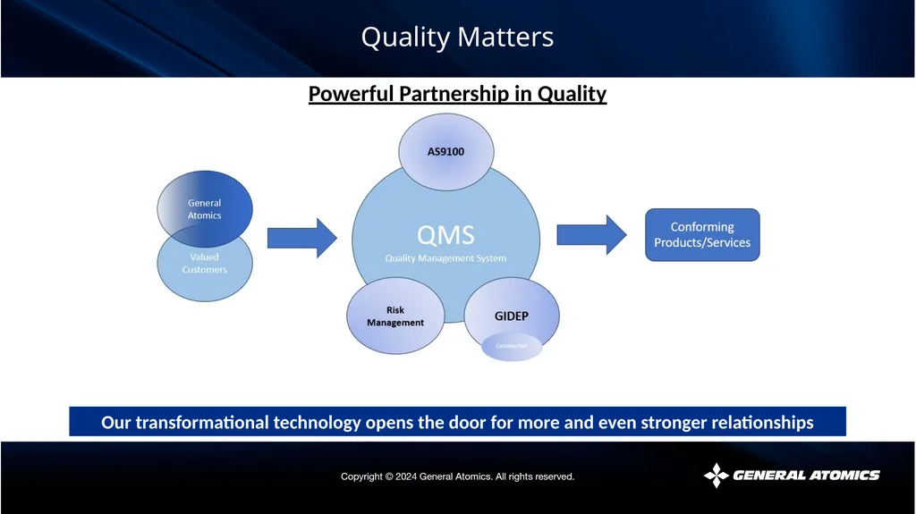 Quality Matters The views expressed by the - slide 20 of 34
