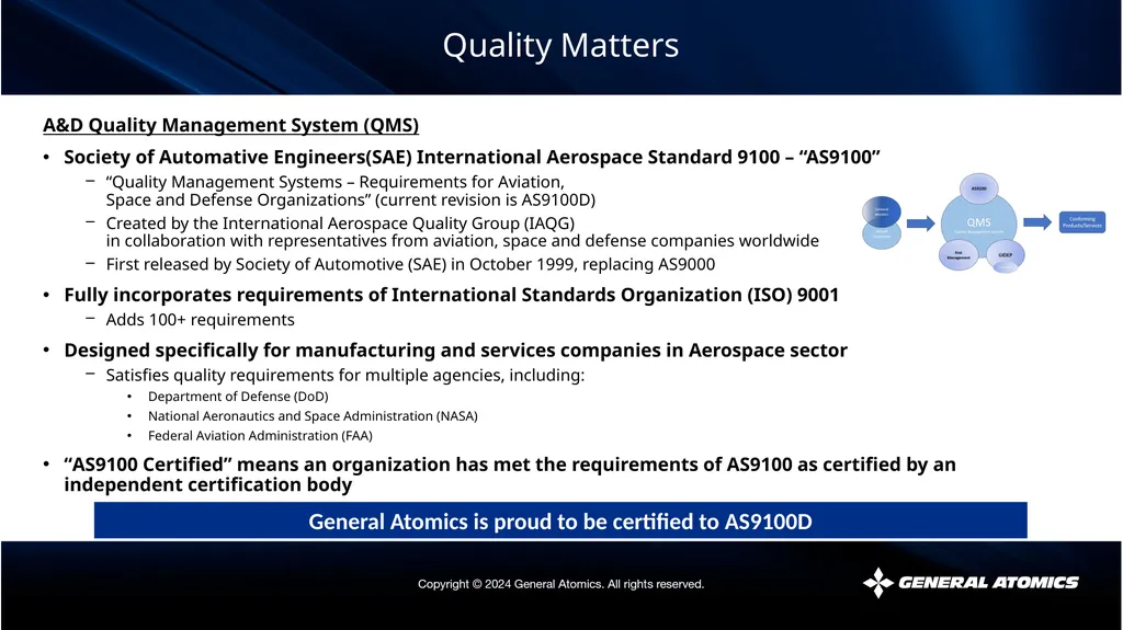Quality Matters The views expressed by the - slide 22 of 34