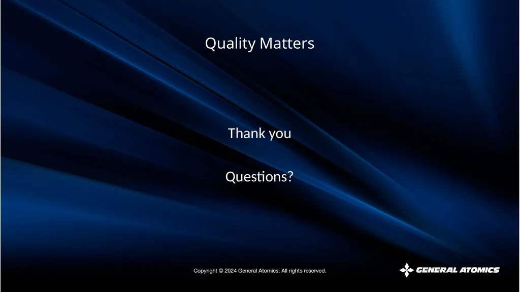 Quality Matters The views expressed by the - slide 34 of 34