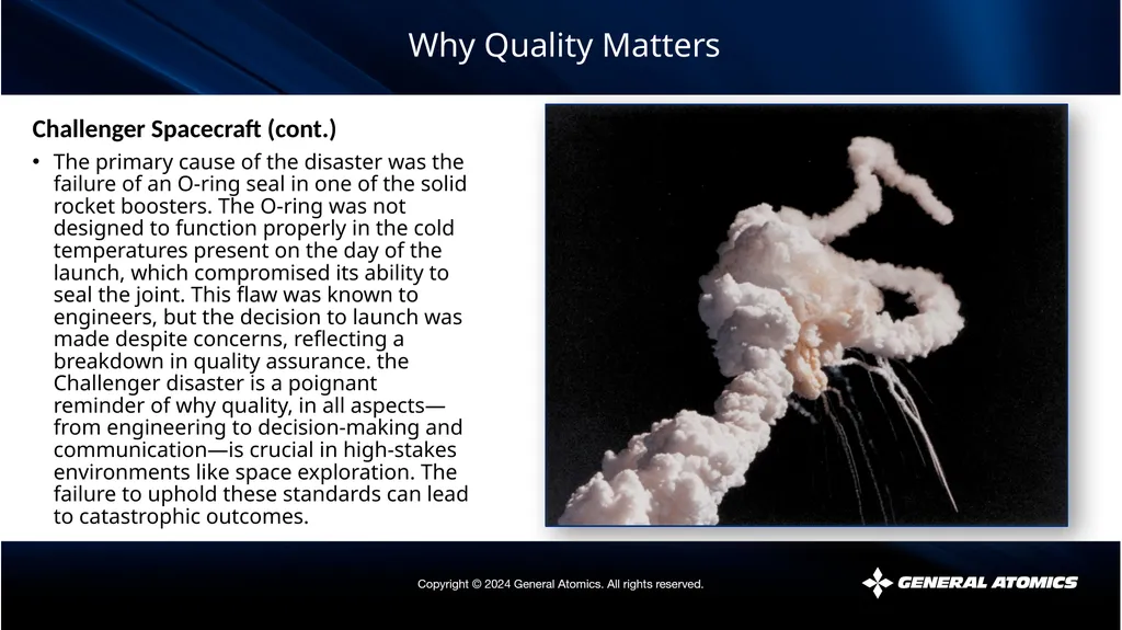 Quality Matters The views expressed by the - slide 13 of 34