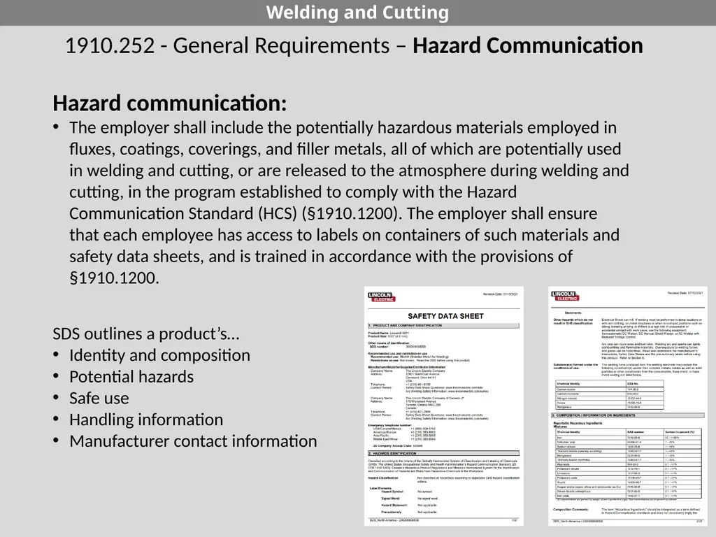 29 CFR 1926 - Subpart J Welding and Cutting - slide 42 of 52