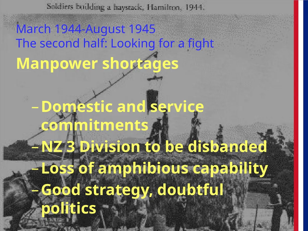 The RNZAF in the Pacific 1942-45 The RNZAF in the - slide 18 of 30