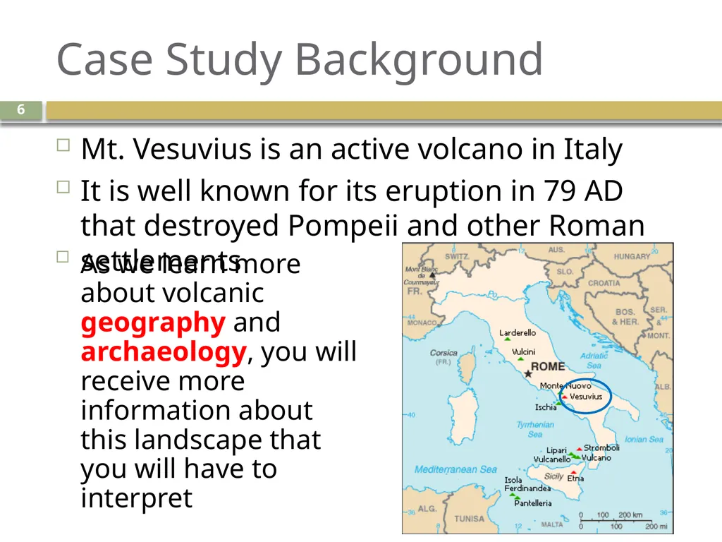 An introduction to geoarchaeology Living with - slide 6 of 27