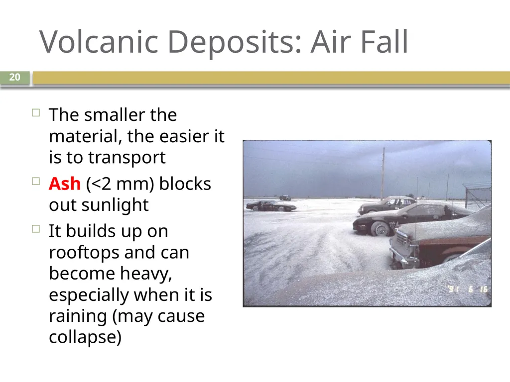 An introduction to geoarchaeology Living with - slide 20 of 27