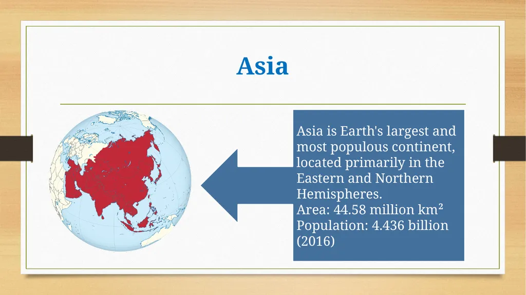 Continents Of The World Visit: - slide 6 of 11