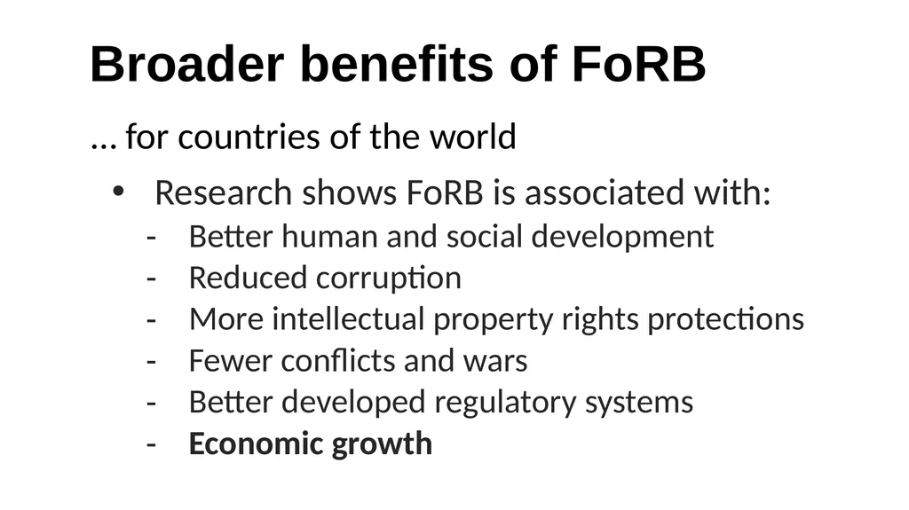 The FoRB Pledge Corporate Pledge in Support of - slide 18 of 30