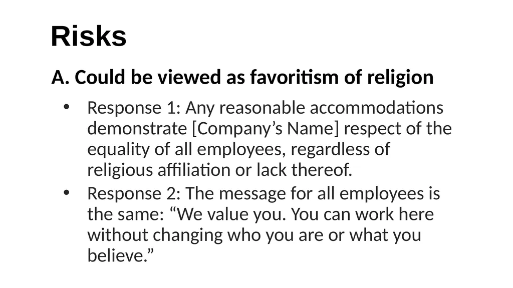 The FoRB Pledge Corporate Pledge in Support of - slide 20 of 30