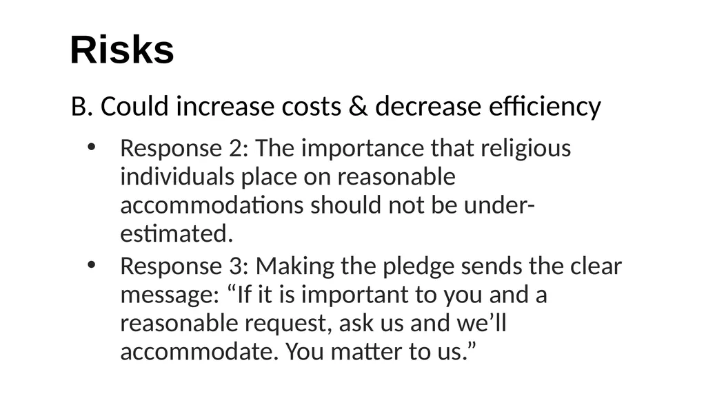 The FoRB Pledge Corporate Pledge in Support of - slide 22 of 30