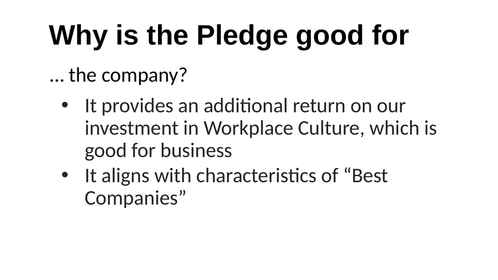 The FoRB Pledge Corporate Pledge in Support of - slide 12 of 30