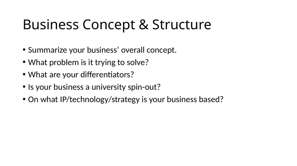 Business Plan Template Teams of prospective - slide 6 of 17