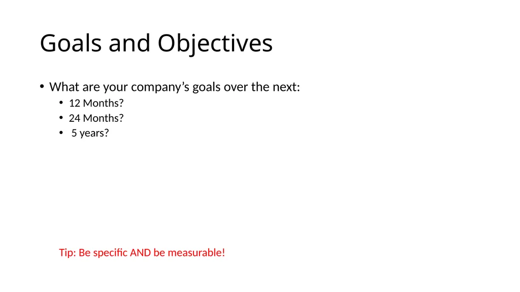 Business Plan Template Teams of prospective - slide 9 of 17