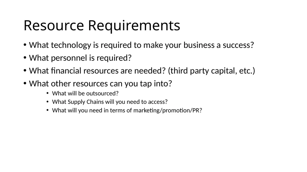 Business Plan Template Teams of prospective - slide 12 of 17