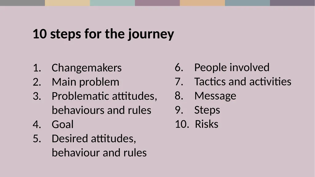 The Local Changemakers Course SESSION 8 Our Change - slide 25 of 26