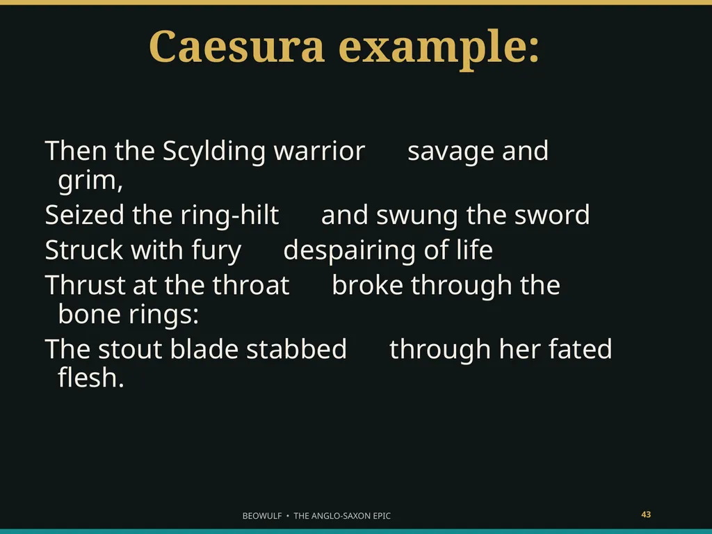 BEOWULF ENTER THE HEROIC WORLD What makes someone - slide 43 of 43