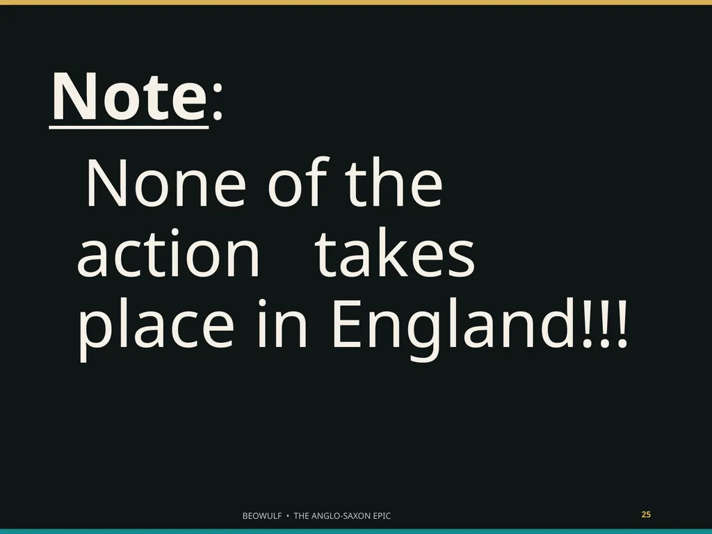 BEOWULF ENTER THE HEROIC WORLD What makes someone - slide 25 of 43