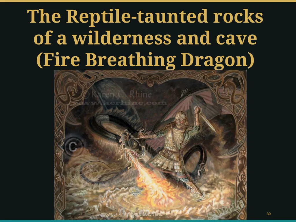 BEOWULF ENTER THE HEROIC WORLD What makes someone - slide 30 of 43