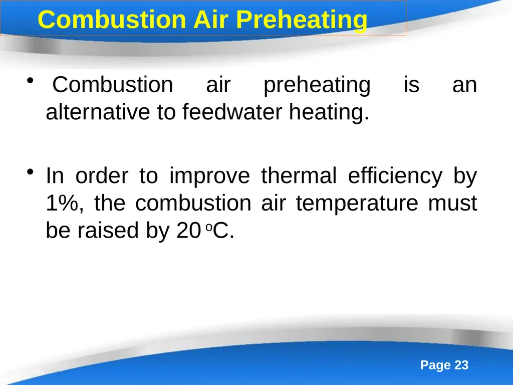 Energy Efficiency in Boiler System Boilers - slide 23 of 55