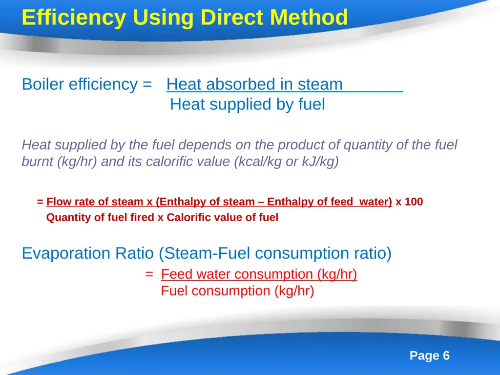Energy Efficiency in Boiler System Boilers - slide 6 of 55
