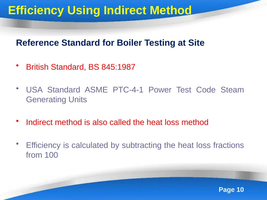 Energy Efficiency in Boiler System Boilers - slide 10 of 55