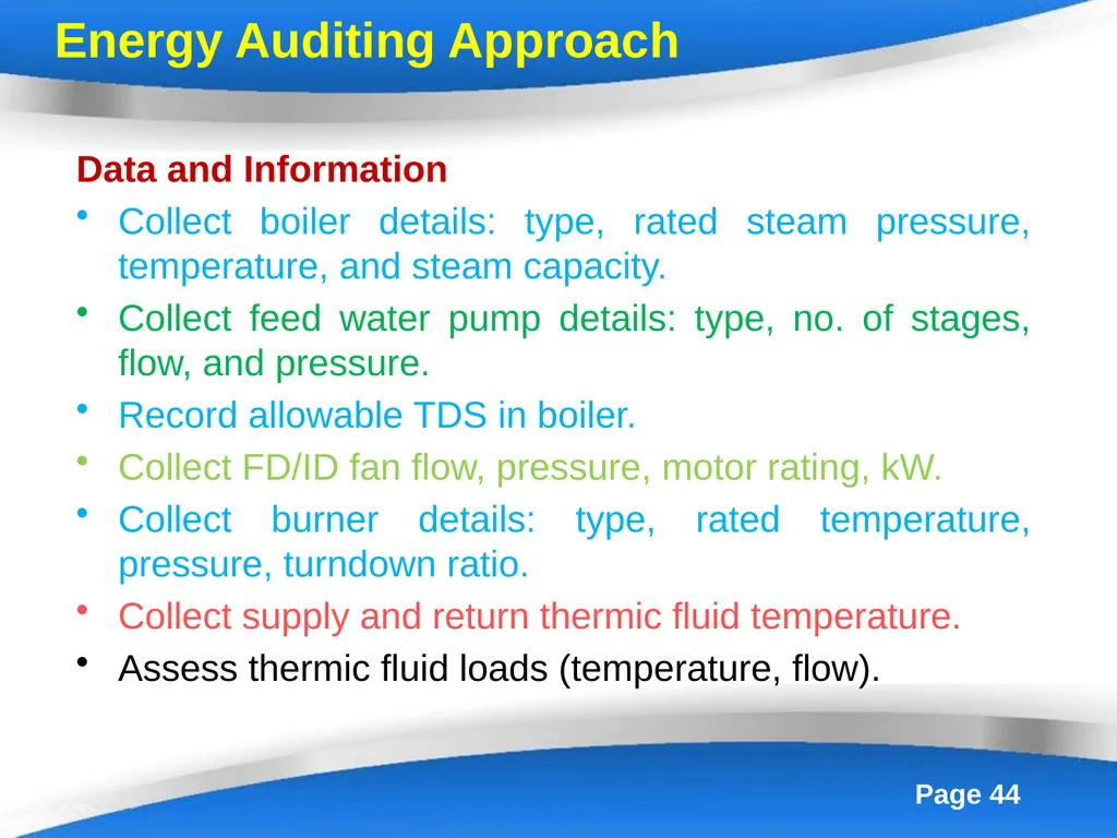 Energy Efficiency in Boiler System Boilers - slide 44 of 55