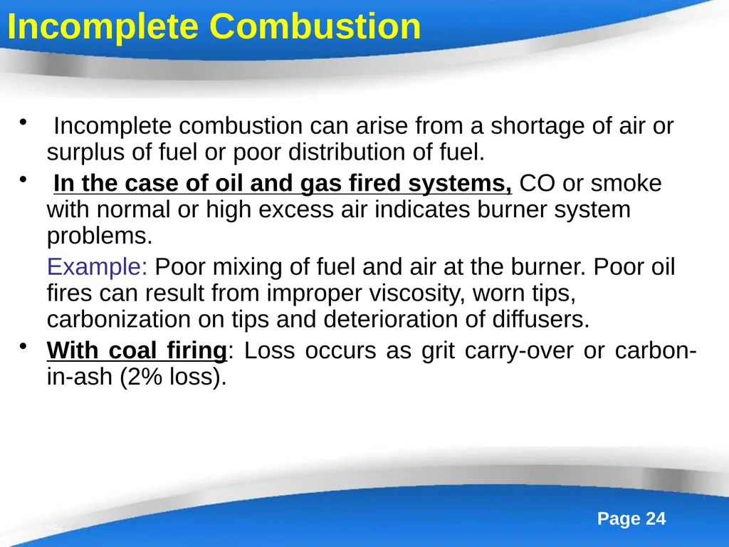 Energy Efficiency in Boiler System Boilers - slide 24 of 55