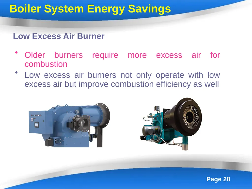 Energy Efficiency in Boiler System Boilers - slide 28 of 55