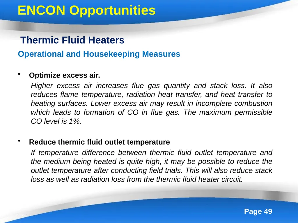 Energy Efficiency in Boiler System Boilers - slide 49 of 55