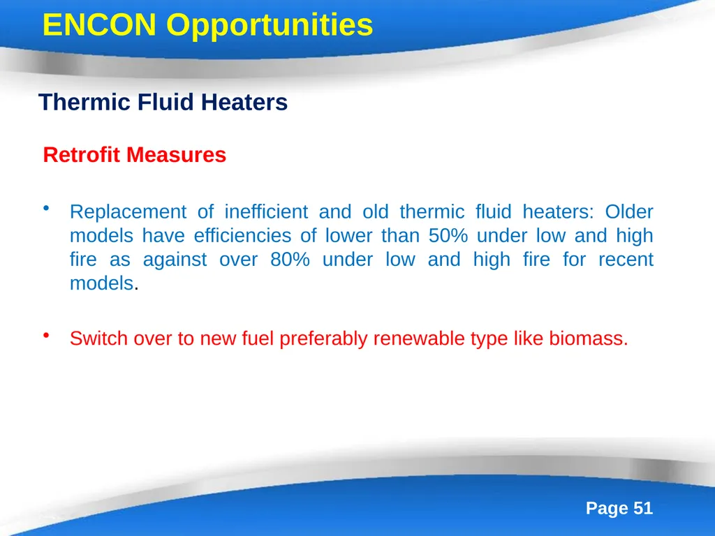 Energy Efficiency in Boiler System Boilers - slide 51 of 55