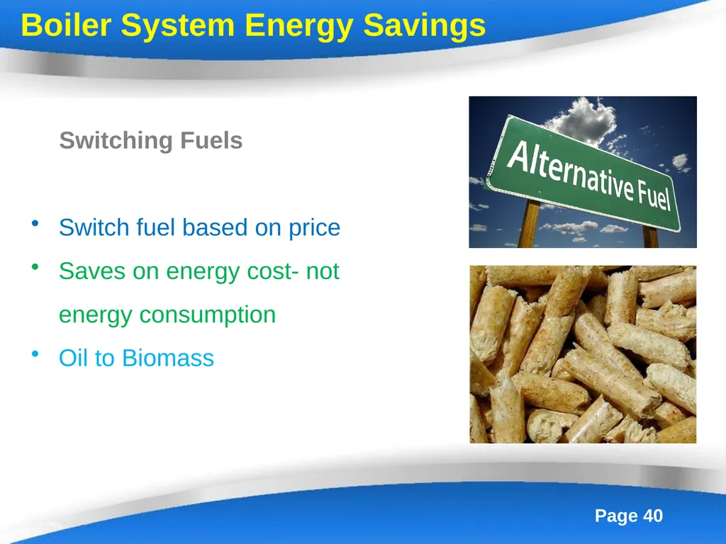 Energy Efficiency in Boiler System Boilers - slide 40 of 55