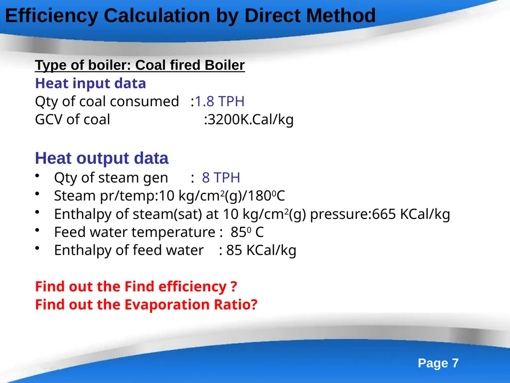 Energy Efficiency in Boiler System Boilers - slide 7 of 55
