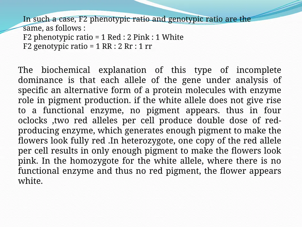 genetic course lecture (3) Modified Mendelian - slide 8 of 18