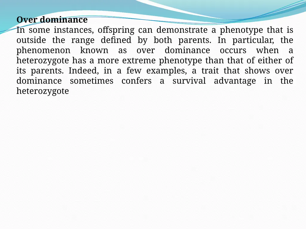 genetic course lecture (3) Modified Mendelian - slide 16 of 18