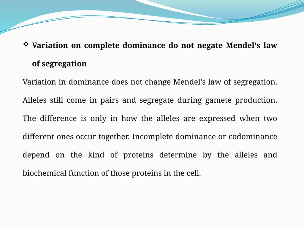 genetic course lecture (3) Modified Mendelian - slide 18 of 18