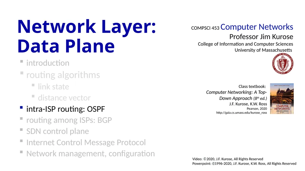 Network Layer: Control Plane introduction routing - slide 8 of 8