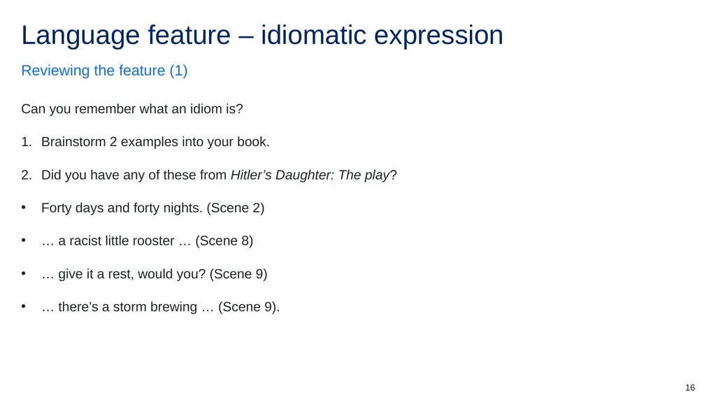 Introduction This resource is not a teaching and - slide 16 of 36
