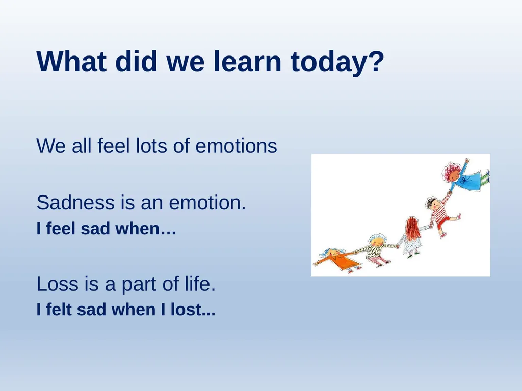 Learning about Bereavement, Loss and Grief Lesson - slide 9 of 27