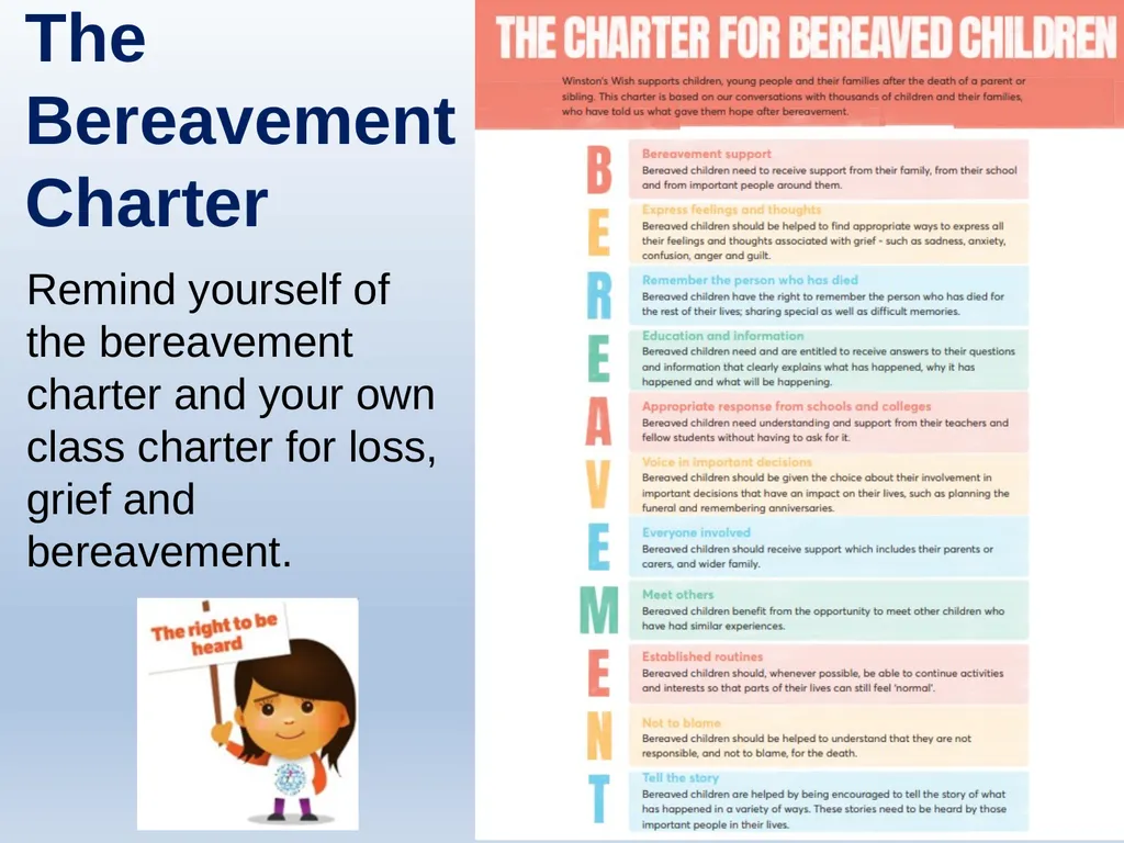 Learning about Bereavement, Loss and Grief Lesson - slide 27 of 30