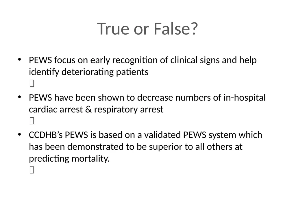 Early Warning Score & Vital Sign Chart(s) Proposed - slide 36 of 48