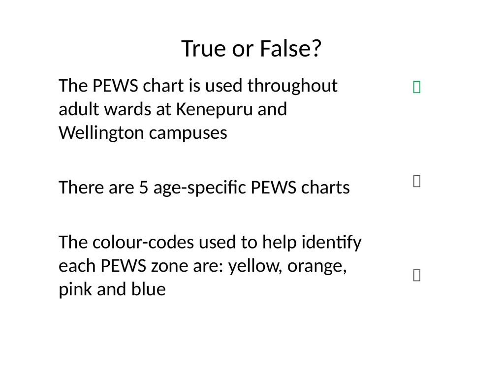 Early Warning Score & Vital Sign Chart(s) Proposed - slide 47 of 48