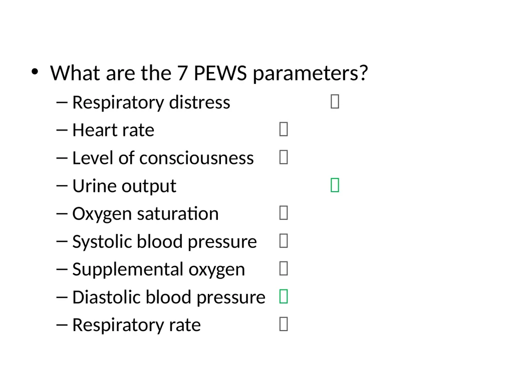 Early Warning Score & Vital Sign Chart(s) Proposed - slide 37 of 48