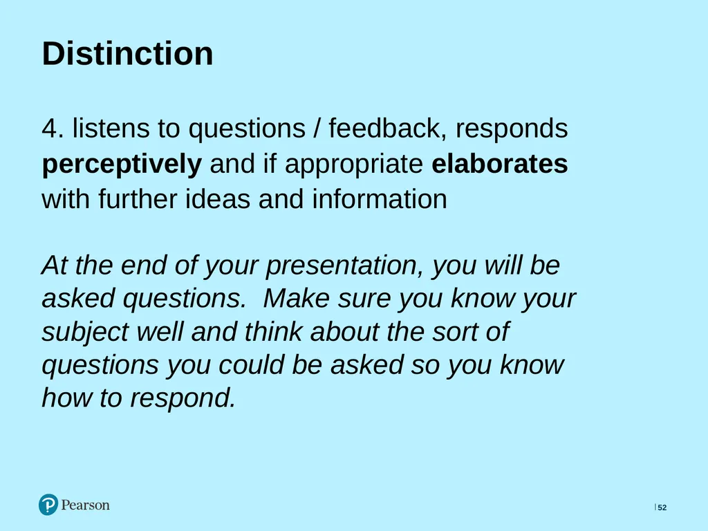 English Language Live Lesson Lesson 4 Using - slide 52 of 62