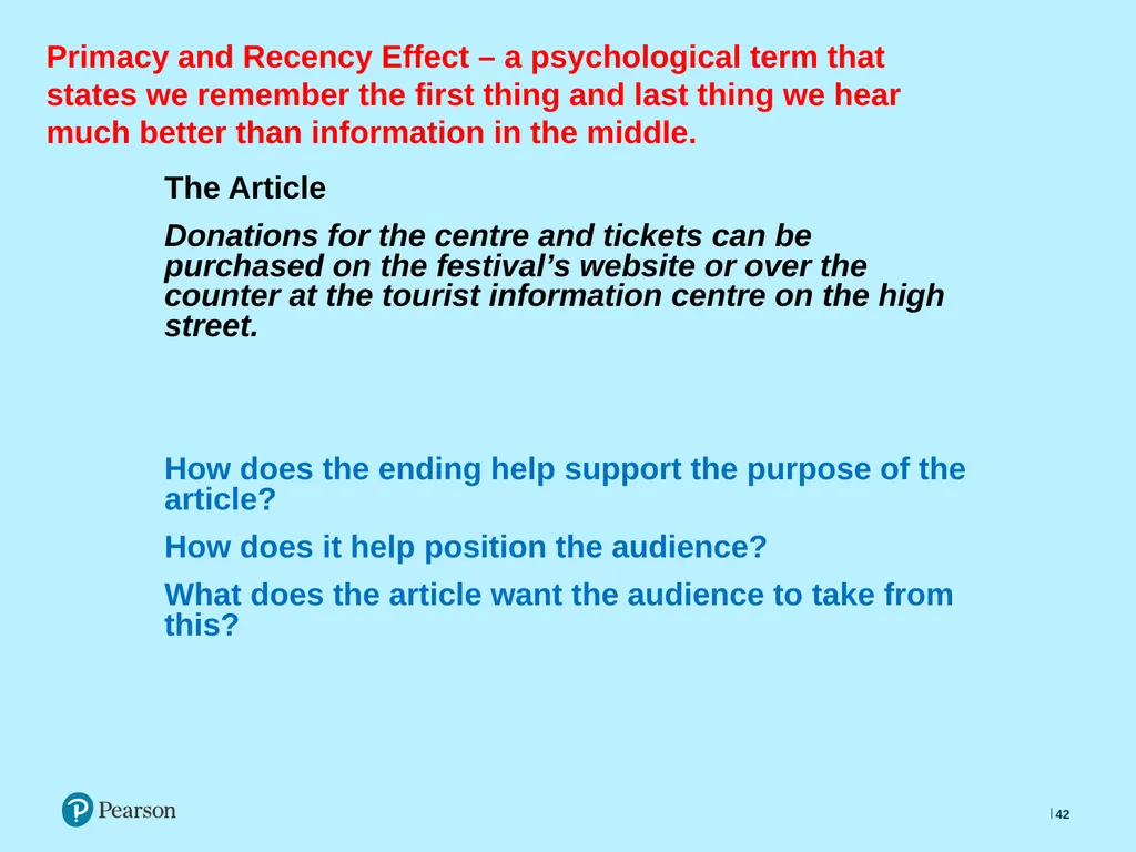 English Language Live Lesson Lesson 4 Using - slide 42 of 62