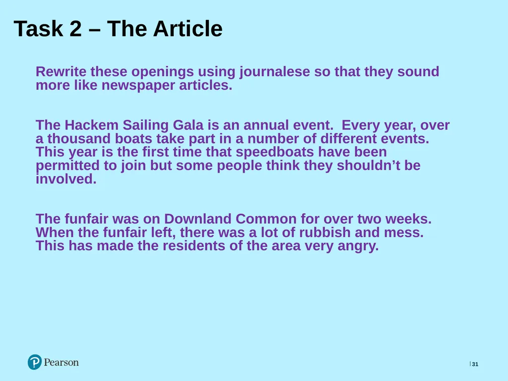 English Language Live Lesson Lesson 4 Using - slide 31 of 62